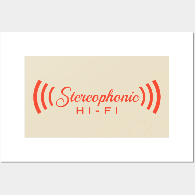 Stereophonic Hi-Fi Wall Art by PlaidDesign